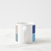 Nautische Fliesen, kundenspezifische Espresso-Tass Espressotasse (Rückseite)