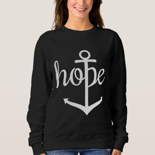 Nautische Geschenke für Seefahrer Anker Sweatshirt (Vorderseite)