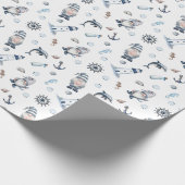 Nautische Gnome! Geschenkpapier (Ecke)