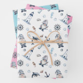 Nautische Gnome! Geschenkpapier Set (Beispiel)