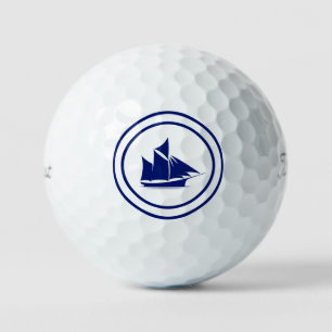 Nautische Golfbälle für Tee Time