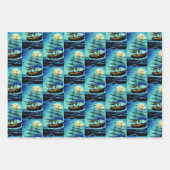 Nautische Großschiffe Geschenkpapier Set (Vorderseite 3)