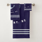 Nautische Handtuchhalter-Set Badhandtuch Set (Insitu)