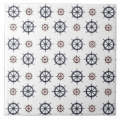 Nautische Helme Fliese (Vorderseite)