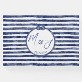 Nautische Hochzeit an der Küste Gästebuch (Vorderseite)