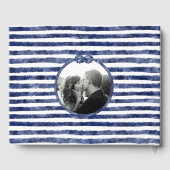 Nautische Hochzeit an der Küste Gästebuch (Rückseite)