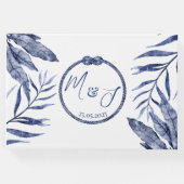 Nautische Hochzeit an der Küste Gästebuch (Vorderseite)