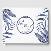 Nautische Hochzeit an der Küste Gästebuch (Vorderseite)