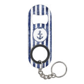 Nautische Hochzeit an der Küste Mini Flaschenöffner (Rückseite)