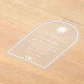 Nautische Hochzeit mit dem Schiff Acryleinladungen (Ablage )