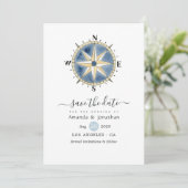Nautische Hochzeit - Save The Date (Stehend Vorderseite)