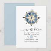 Nautische Hochzeit - Save The Date (Vorne/Hinten)