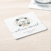Nautische Hochzeit und Personalisierte Weiße Hochz