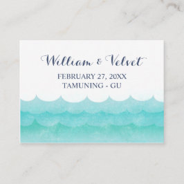 Nautische Hochzeiten auf See - Platzkarten