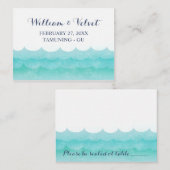 Nautische Hochzeiten auf See - Platzkarten (Vorne/Hinten)