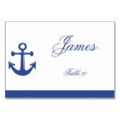 Nautische Hochzeiten-Platzkarten Tischnummer (Rückseite)