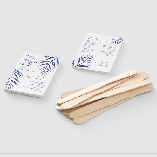 Nautische Hochzeitsprogramm für Küstengebiete Fächer (Non-assembled)