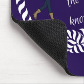 Nautische Hochzeitsstimmung - wir binden den Knote Mousepad (Ecke)