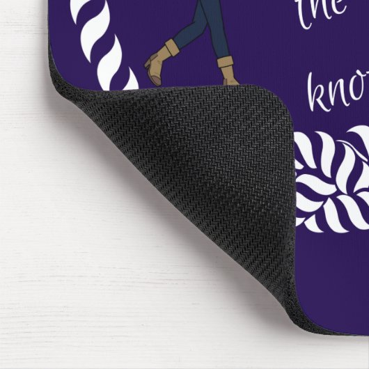 Nautische Hochzeitsstimmung - wir binden den Knote Mousepad (Ecke)