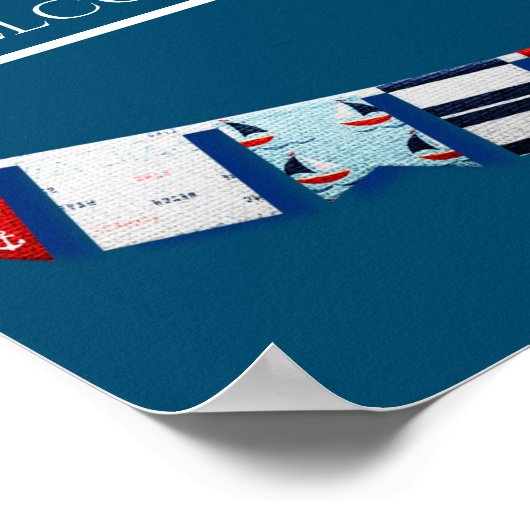 Nautische Jagd Poster (Ecke)