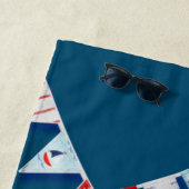 Nautische Jagd Strandtuch (Beispiel)