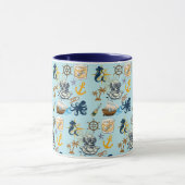 Nautische Junggesellenparty Tasse (Zentrum)