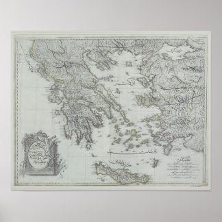 Nautische Karte Poster