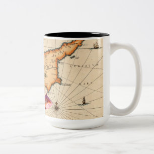 Nautische Karte Tasse des 16./17. Jahrhunderts