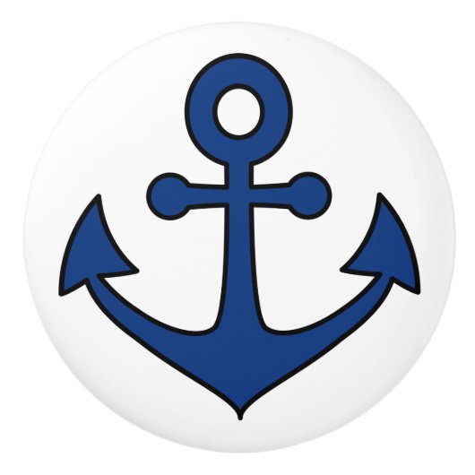 Nautische Knöpfe für dekorative Keramik Keramikknauf (Vorderseite)