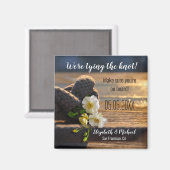 Nautische Knot-Matrosen speichern das Datumsfenste Magnet (Vorderseite/Rückseite)