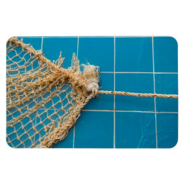 Nautische Knoten und Pool-Tiles Magnet