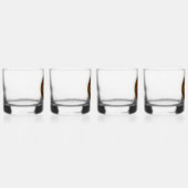 Nautische Kompass-Design Whiskyglas (Rechts)