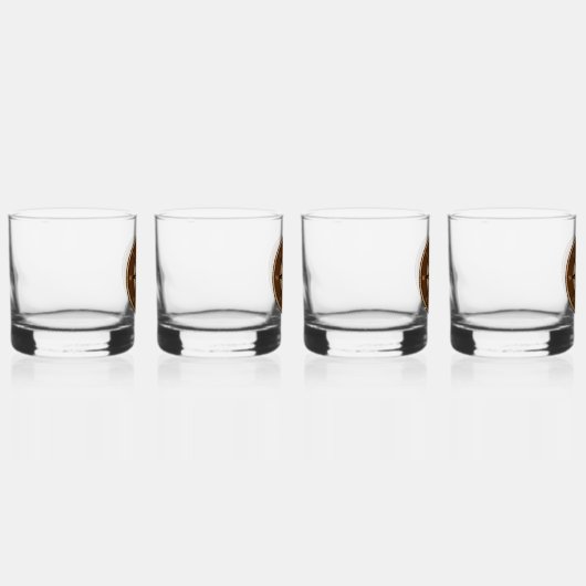 Nautische Kompass-Design Whiskyglas (Rechts)