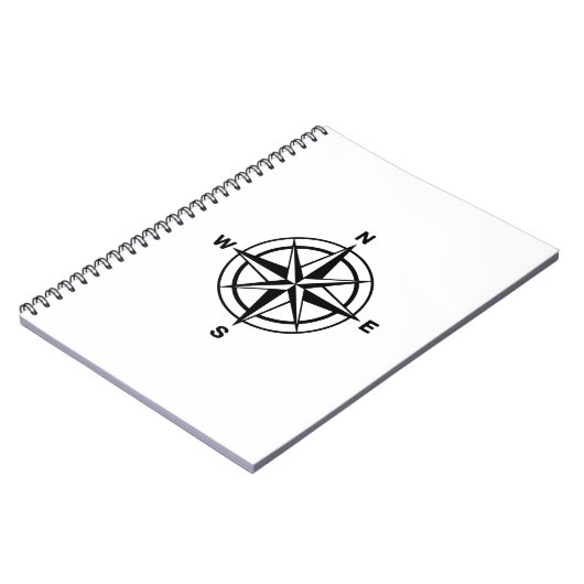 Nautische Kompass-Rose Notizblock (Linke Seite)