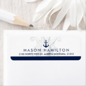 Nautische Kraken und Anker | RÜCKSENDEADRESSE (Insitu)