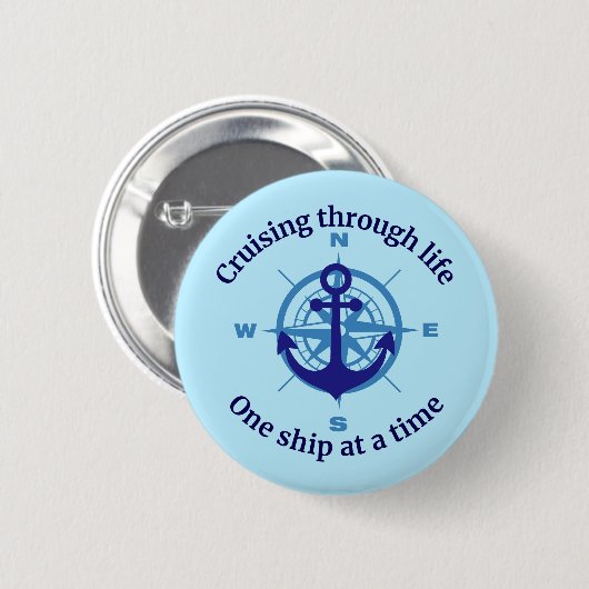 Nautische Kreuzfahrt Button (Vorne & Hinten)