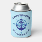 Nautische Kreuzfahrt Dosenkühler (Kanne Rückseite)