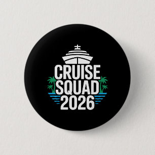 Nautische Kreuzfahrt-Truppe 2026 Lustige Übereinst Button