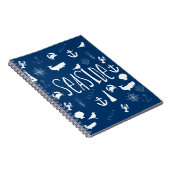 Nautische Küste Notizblock (Rechte Seite)