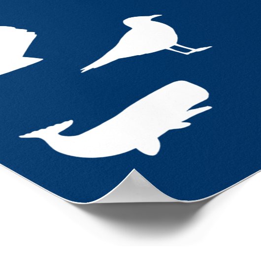 Nautische Küste Poster (Ecke)