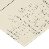 Nautische Länge Latitude Baltimore MD Tischdecke (Schrägansicht)