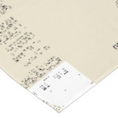 Nautische Länge Latitude Fort Pierce FL Tischdecke (Schrägansicht)