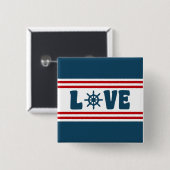 nautische Liebe Button (Vorne & Hinten)