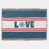 nautische Liebe Decke (Vorderseite)