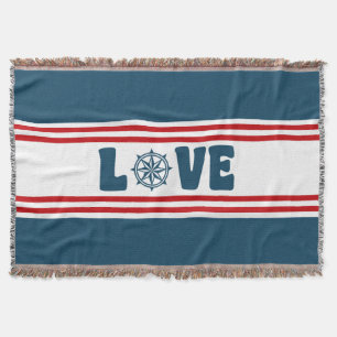 nautische Liebe Decke