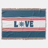 nautische Liebe Decke (Vorderseite)