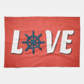 nautische Liebe Geschirrtuch (Horizontal)