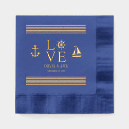 Nautische Liebe Hochzeit Servietten Mit Folie