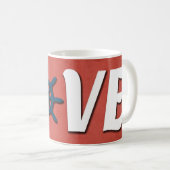nautische Liebe Kaffeetasse (VorderseiteRechts)
