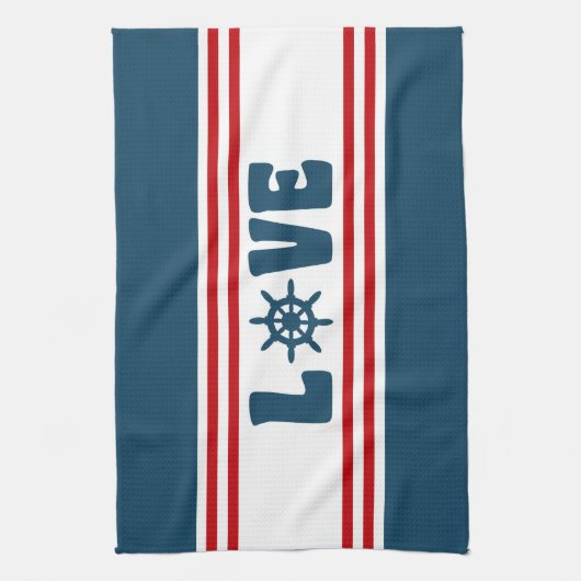 nautische Liebe Küchentuch (Vertikal)